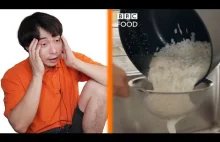 Azjata torturuje się oglądając gotowanie ryżu z BBC