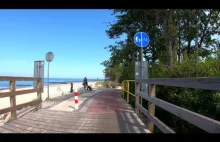 Przejazd rowerem po najładniejszej ścieżce rowerowej w Kołobrzegu