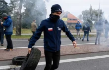 Lider Agrounii Michał Kołodziejczak zatrzymany podczas protestu