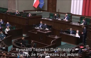 Sejm. Ryszard Terlecki dzwoni do Jarosława Kaczyńskiego. Wyciekło nagranie