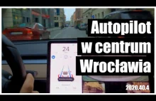 Tesla Autopilot w centrum Wrocławia!