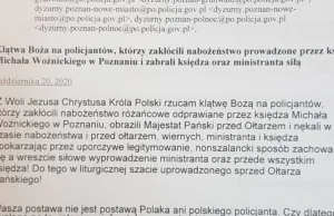 Na policjantów z Poznania rzucono klątwę