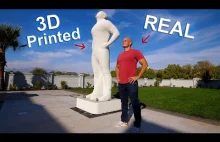 Wydruk 3D posągu z betonu