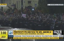 Starcia na proteście kobiet! W policjantów poleciały kamienie z torowiska!