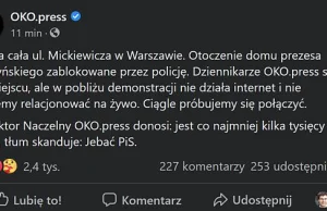 Władza ogranicza działanie internetu aby nie można było oglądać protestów?