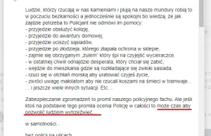 Policja grozi, że przestanie przyjeżdżać do interwencji, po czym edytuje wpis!