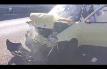 Fiat vs Volvo przy wypadku :D