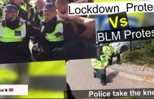 Londyn: Protest antycovid vs. protest BLM