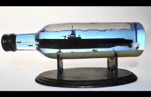 Hobby - łódź podwodna wystrzeliwująca torpedy - w butelce