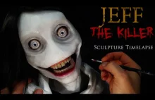 Szalenie przerażające timelapse rzeźby Jeffa The Killera!