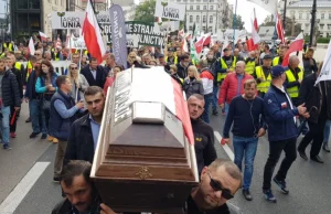 Fala protestów w stolicy! Rolnicy jadą na Warszawę.