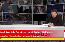 Narodowiec Robert Bąkiewicz podjudza ludzi przeciwko protestującym kobietom