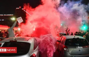 Protesty w Polsce na głównej bbc.com!