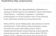 Tok FM przeprasza za zaproszenie do studia Tomasza Terlikowskiego :)