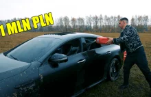 Oblał Mercedesa wartego 1 MLN PLN benzyną i podpalił |VIDEO