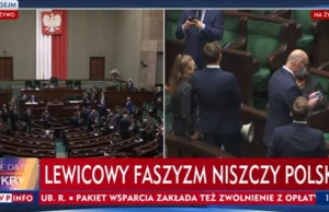 Kolejny odlot TVP Info: protesty ws. aborcji to „lewicowy faszyzm”