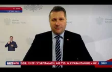 TVP Wiadomości minister edukacji 2020 10 27 20 04 13