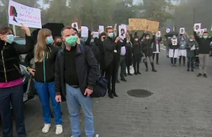 "Wybór, nie zakaz". Minutowy protest pracowników szpitala