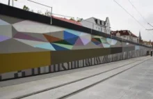 Bydgoszcz: ruszyły prace przy tworzeniu muralu wzdłuż nowej linii...