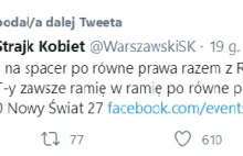 Strajk Kobiet zaprasza na marsz z partią Razem i LGBT