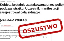 Oszukujo na #strajkkobiet i wyłudzają dane