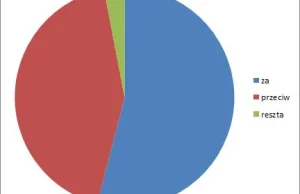 Polacy podzieleni w sprawie protestów. 54% za, 43% przeciwko, wg sondażu dla GW