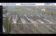 Urząd Transportu Kolejowego – transmisja na żywo - widok na Warszawę Zachodnią