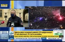 Dziennikarka doszukuje się działań antify podczas protestu w Warszawie