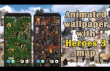 Animowany motyw Heroes 3 na tapecie Twojego telefonu. Wspaniały efekt.