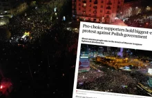 Zagraniczne media o protestach w Polsce