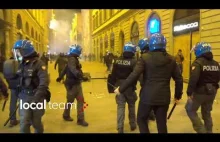 Włoski dowódca nakazuje odwrót i nie zezwala na konfrontację z protestującymi