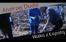 WPADKA ➫ Andrzej Duda - Walka z Łopatą (sadzenie drzew)