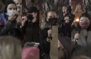 Wstrząsające nagrania z protestu aborcjonistek:"Czułam ulgę"