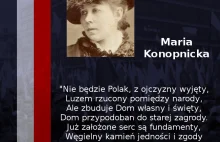 Marsz Niepodległości posługuje się cytatem Marii Konopnickiej