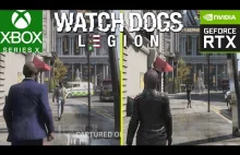 Porównanie Ray Tracing w Watch Dogs Legion Xbox Series X vs RTX 3080