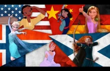 Księżniczki Disneya śpiewające w ojczystych językach