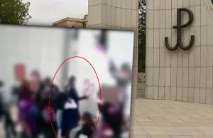 Pomalowała pomnik Armii Krajowej. Policja publikuje nagranie z monitoringu.