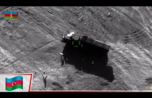 Armeńska załoga artylerii w ostatnim momencie uciekła przed bombardowaniem
