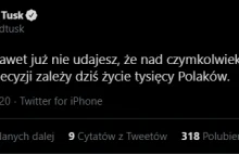 Tusk: "Mateusz, ty nawet już nie udajesz, że nad czymkolwiek panujesz."