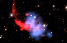Astronomowie obserwują olbrzymią kolizję gromad galaktyk w młodym...