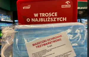 Maseczki handlarza bronią na Orlenie