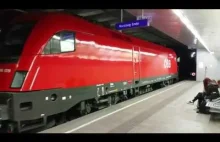 Start pociągu Siemens Taurus - ciekawy dźwięk