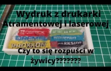 Czy wydruk z drukarki rozpuści się w żywicy epoksydowej ??? Sprawdźmy To !!!