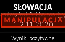 Narodowy test na przeciwciała SARS-CoV-2 na Słowacji. To manipulacja danymi.