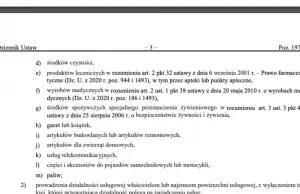 Rząd w ostatniej chwili zakazuje handlu żywnością i lekami na wyspach handlowych