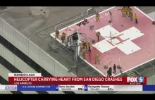Helikopter z sercem do przeszczepu rozbił się na dachu szpitala but..wait for it