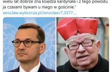 Kardynał oskarżany o pedofilię to dobry znajomy Morawieckiego