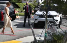 Melania Trump wyprowadza się? Ciężarówka do przeprowadzek pod Białym Domem