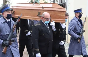 Pogrzeb naczelnika Wydziału Prewencji w Radomiu