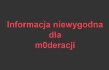 Informacja niewygodna.